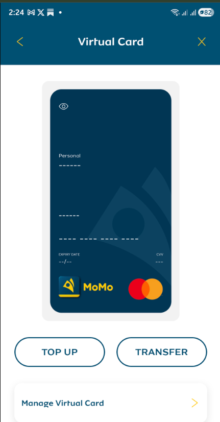 MTN Virtual Card v